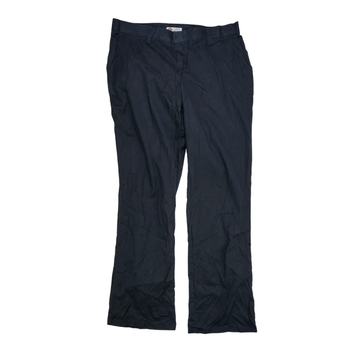 Dickies Women's Black Trousers - Size 16, Large - Army & Outdoors - Work Trousers
