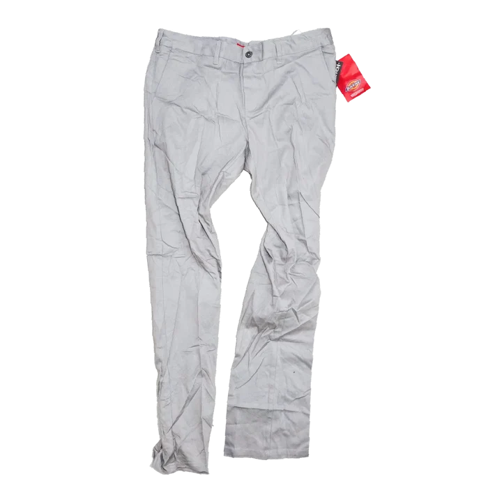 Dickies Women's Grey Trousers - Size 11, Medium, Item 1 - Army & Outdoors - Dress Trousers