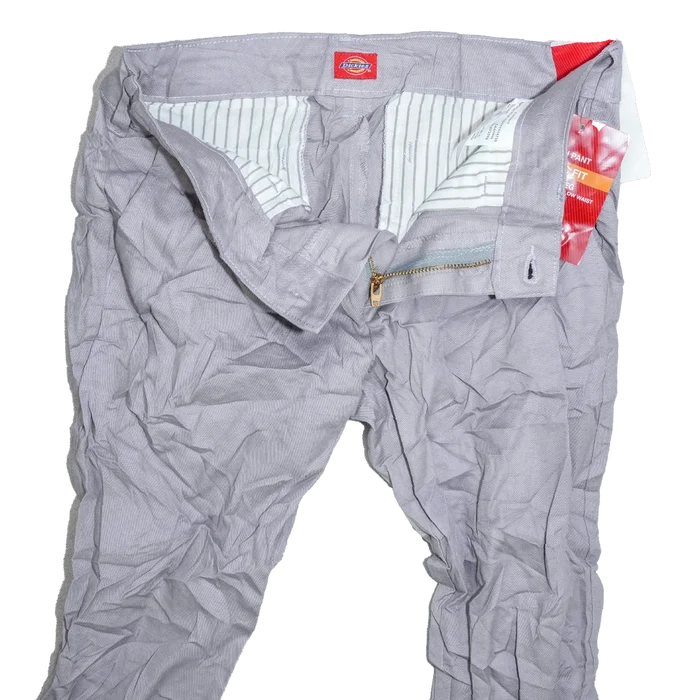 Dickies Women's Grey Trousers - Size 3, Small - Army & Outdoors - Dress Trousers