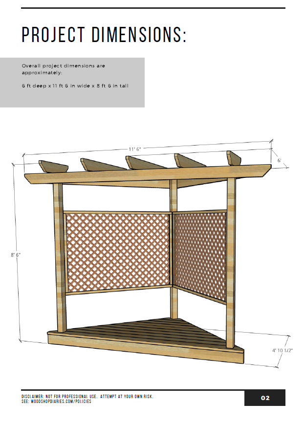 DIY Hammock Stand with Deck and Pergola