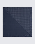 Domville Silk 4 Way Spot Navy & White