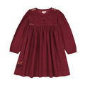 dress limited capsule embroidered - deep red