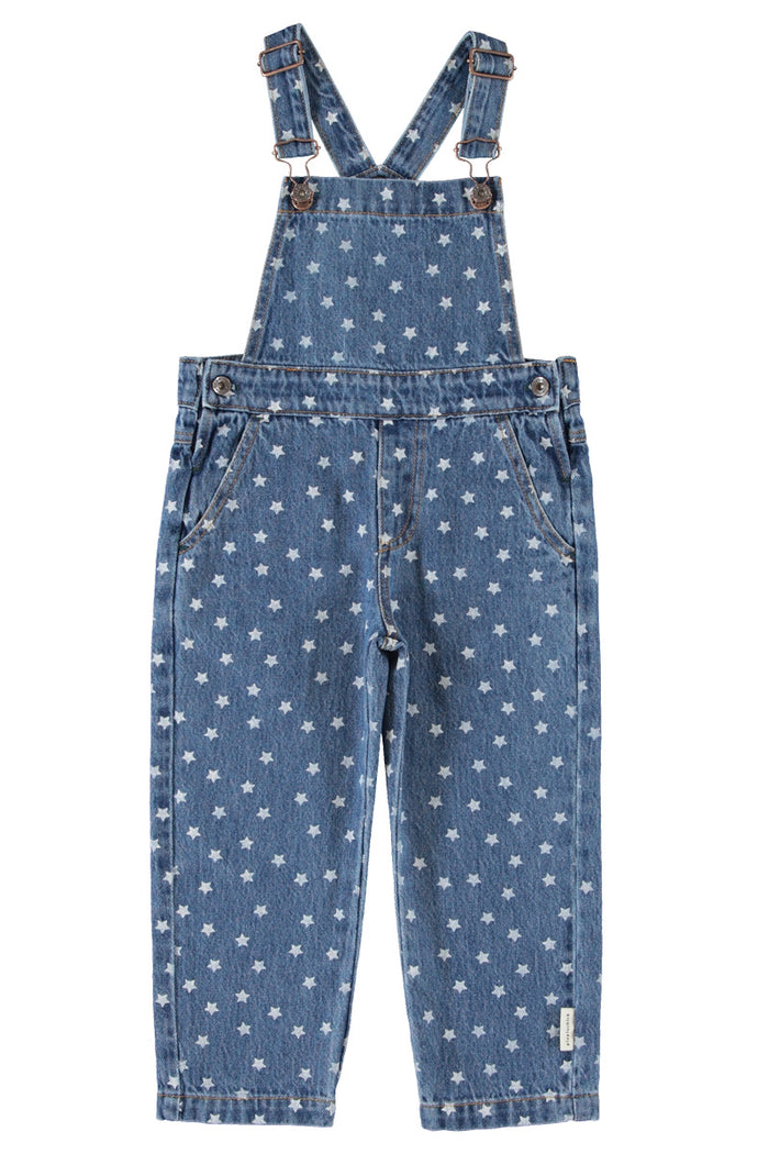 Dungarees Washed Navy Denim with Stars