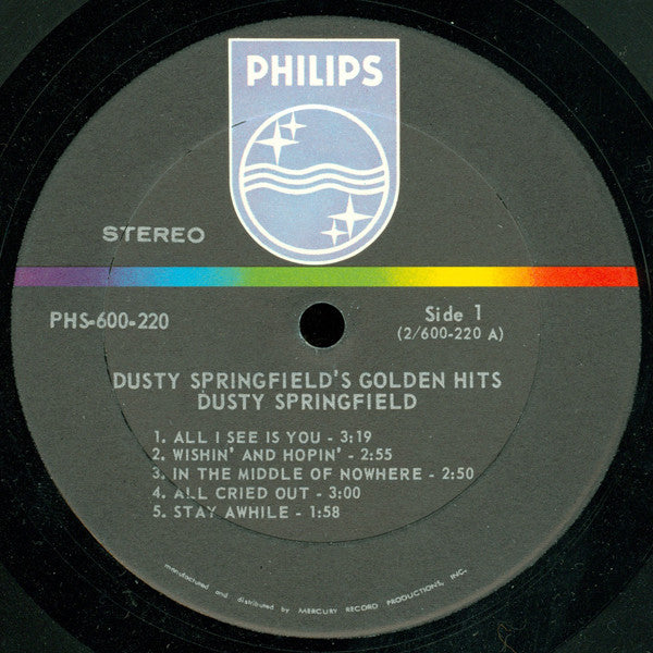 Dusty Springfield's Golden Hits (1967)