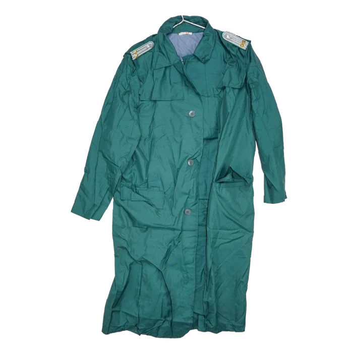 East German Police Rain Coat - M44, Small - East German Army Surplus - Rain Jackets