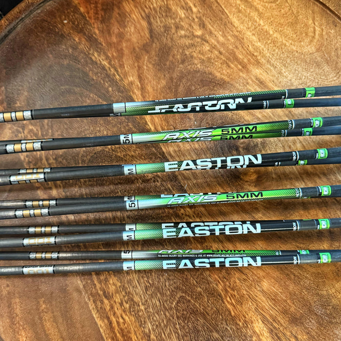 Easton Axis 5MM 500 MG shafts 1 Dozen