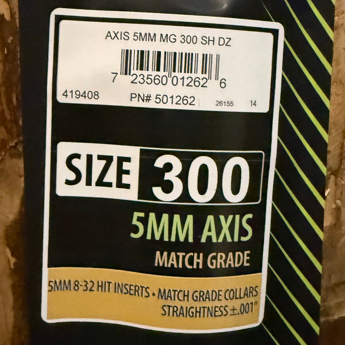 Easton Axis 5MM MG 300 Shafts 1 Dozen