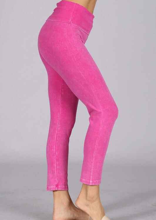 Easy Fit USA Cotton Capri Leggings - High-Quality Comfort Made in USA