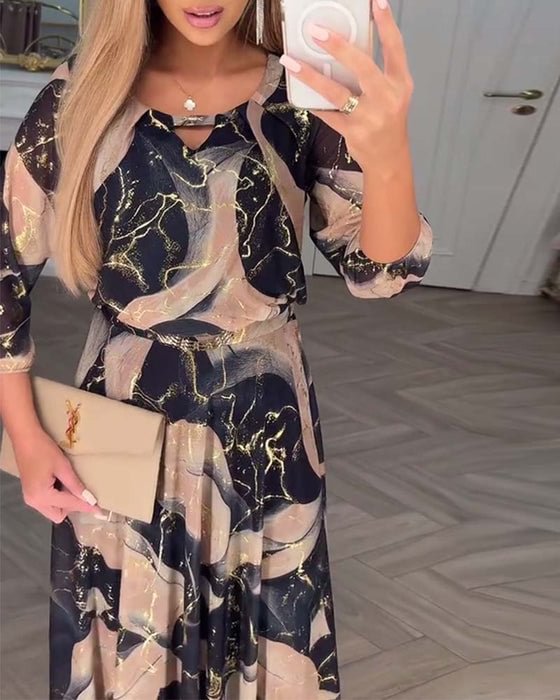 Elegant chiffon dress