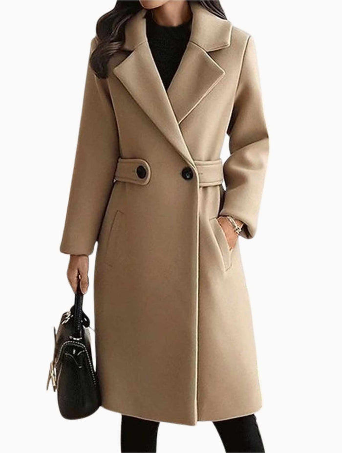 Elise | Belted Winter Wool Coat