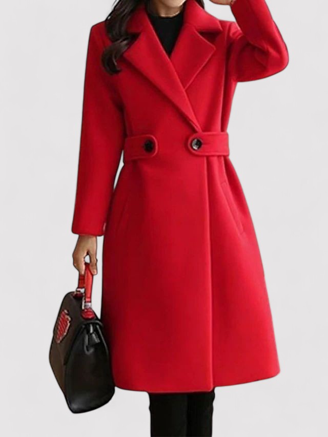 Elise | Belted Winter Wool Coat