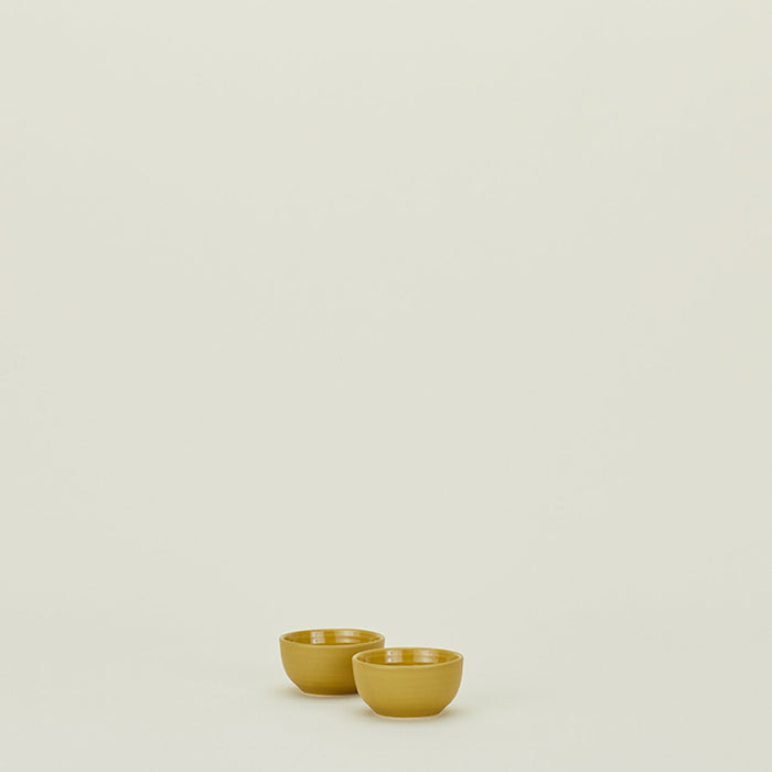 Essential Extra Small Bowls, Mustard - Set of 2