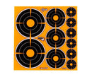EZ Aim Adhesive Splash Reactive Paper Shooting Targets, Bullseye Target