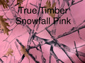 Fabric True Timber Snowfall Pink Satin Camo Fabric by the Yard