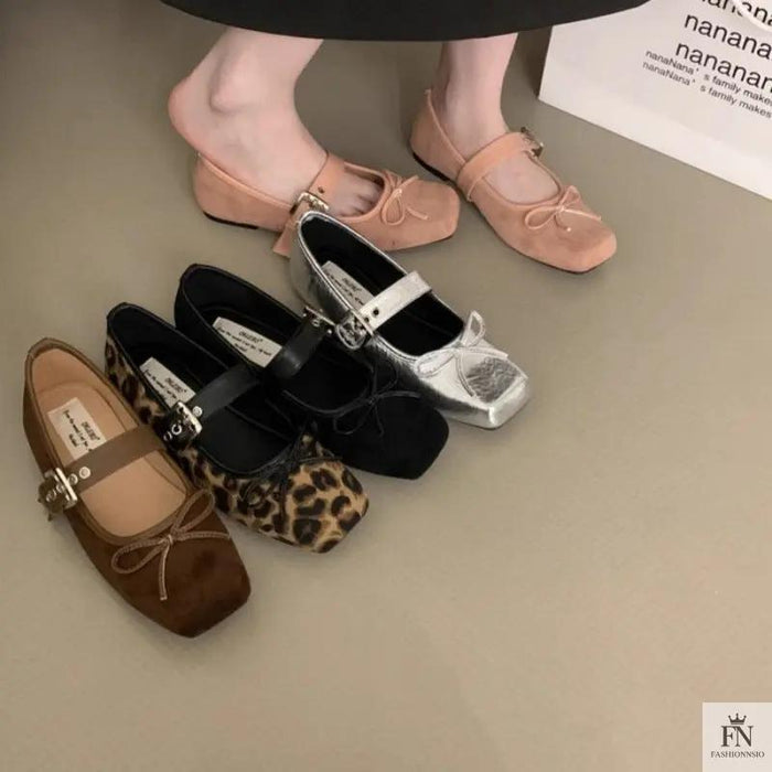 Fairy Bow Ballet Flats - Fashionnsio