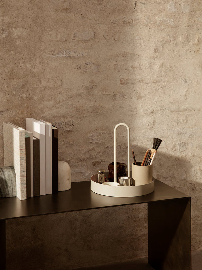 Ferm Living Grib Tray, Light Grey