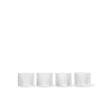 Ferm Living Ripple Low Glasses, Set of 4 - Clear