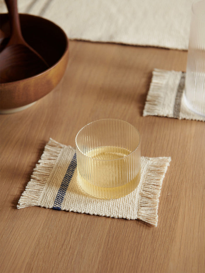 Ferm Living Ripple Low Glasses, Set of 4 - Clear