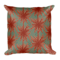 Flower Power Throw Pillow – Coral