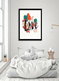 Flower Typography Love  Frame