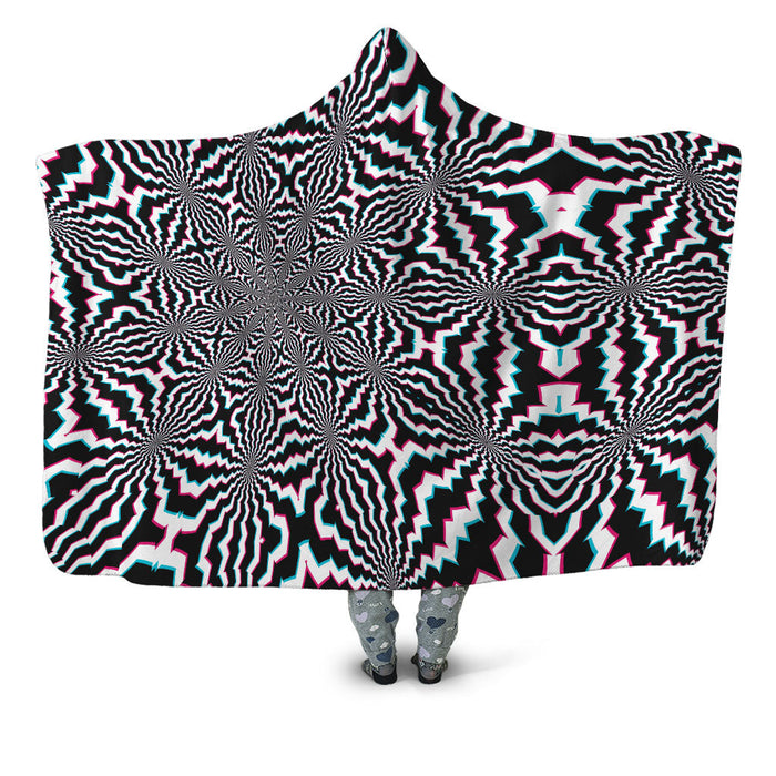 Fractal Ripples Hooded Blanket Art Designs Works Epic Hoodie