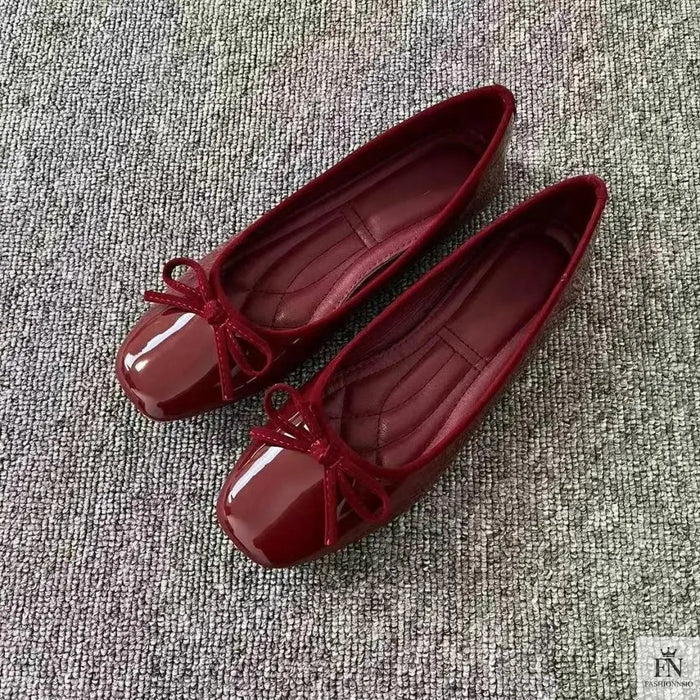 French Bowknot Ballet Flats - Fashionnsio