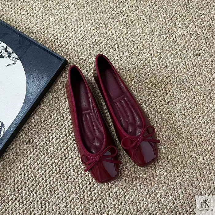 French Bowknot Ballet Flats - Fashionnsio