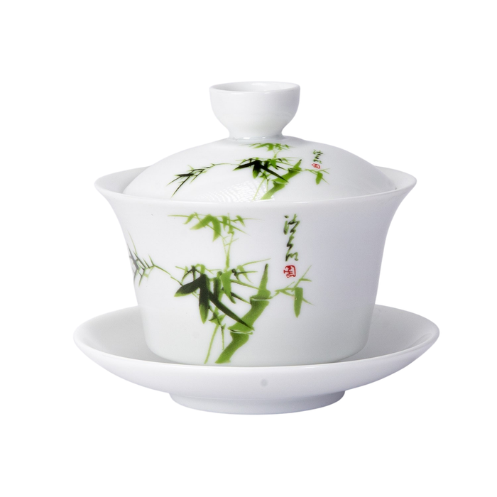 Gaiwan with Bamboo Design, 6.7 oz