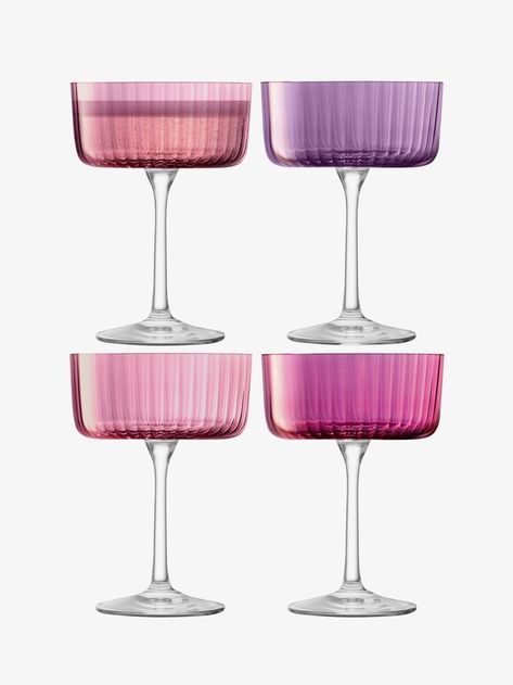 Gems Champagne Coupe - Garnet S/4