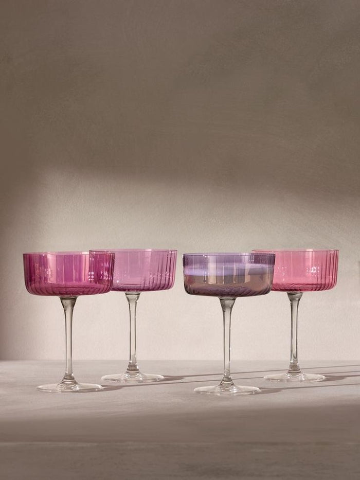 Gems Champagne Coupe - Garnet S/4