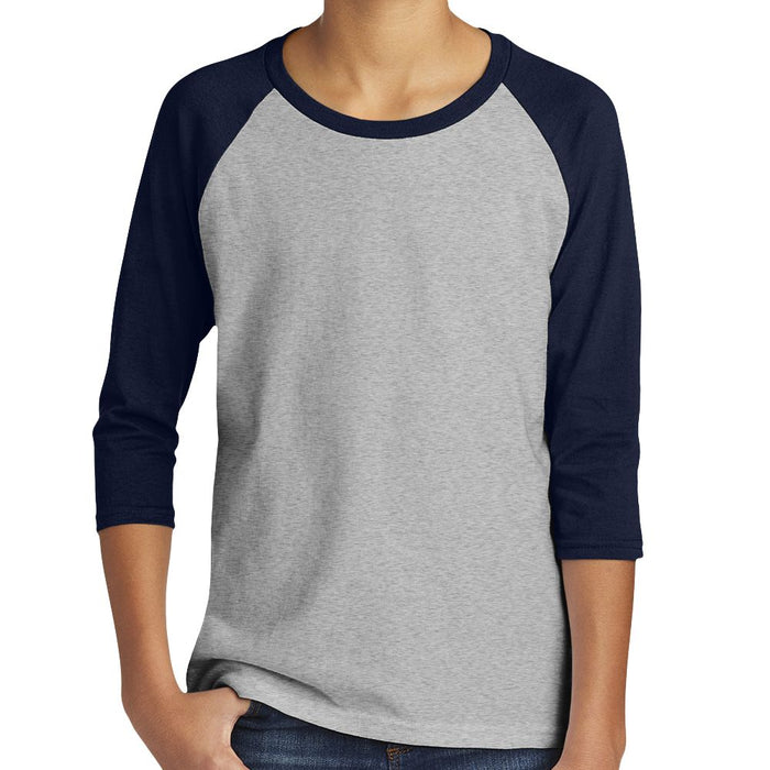 Gildan Kids Heavy Cotton™ 5.3 oz. 3/4-Raglan Sleeve T-Shirt
