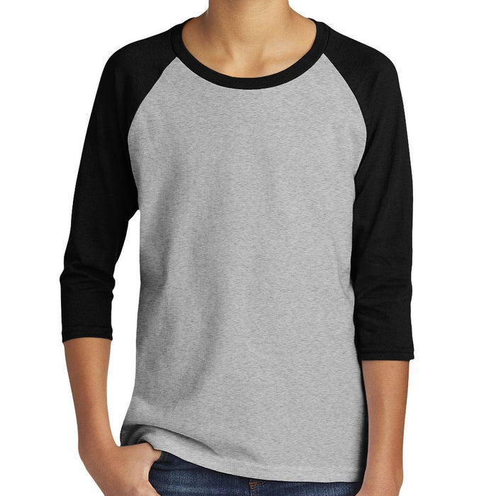 Gildan Kids Heavy Cotton™ 5.3 oz. 3/4-Raglan Sleeve T-Shirt