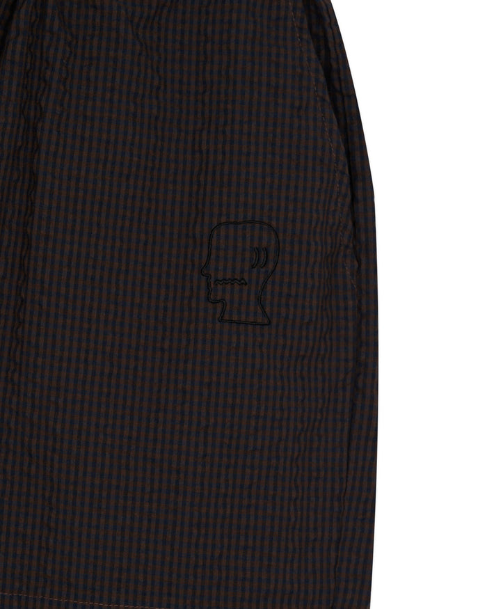 Gingham Shorts - Black
