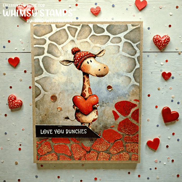Giraffe Stencil - Whimsy Stamps