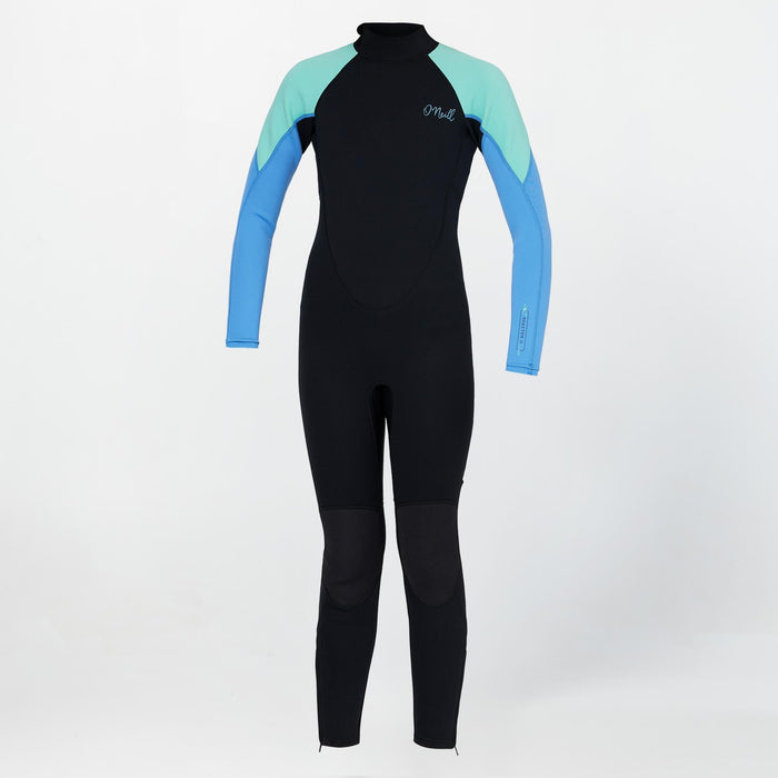 Girl's Reactor 3/2mm Steamer Back Zip - Aqua