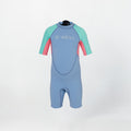 Girl's Toddler Reactor 2mm Short Sleeve Spring Suit - Denim Blue