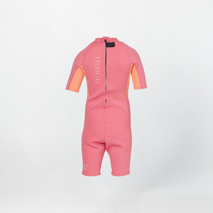 Girl's Toddler Reactor 2mm Short Sleeve Spring Suit - Pink Pop