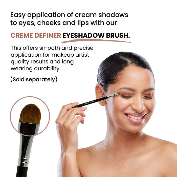 Golden Caramel Any Wear Creme - A Waterproof Multi-tasking creme to powder product for eyes, cheeks & lips. Can be worn anywhere - RFE Marketing Ventures