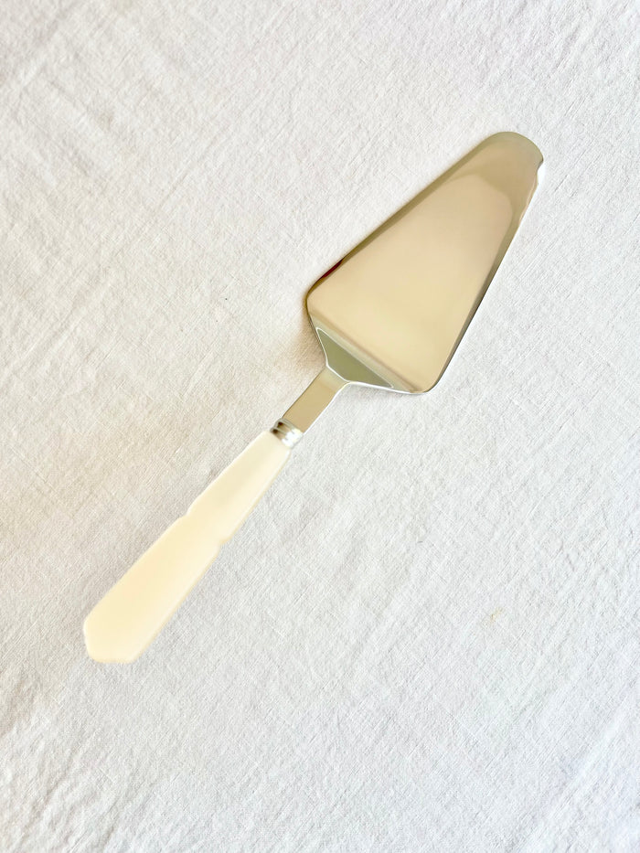 Gustave Cake Server - Pearl