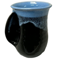 Hand-Hug Mug, LH, Lt. Blue/Black