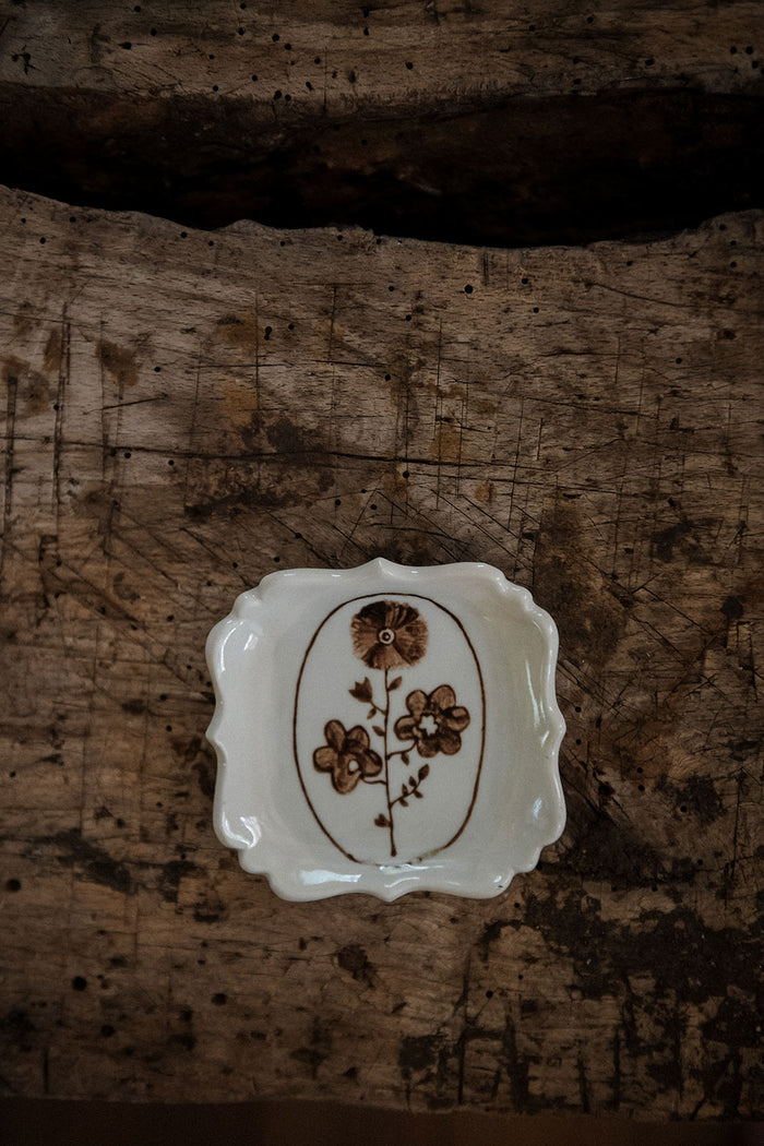 Hand-painted Posy Tray No. 5