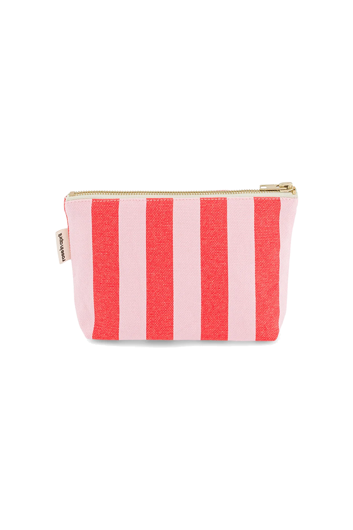 Handbag Medium | Candy Pink & Tomato Stripes