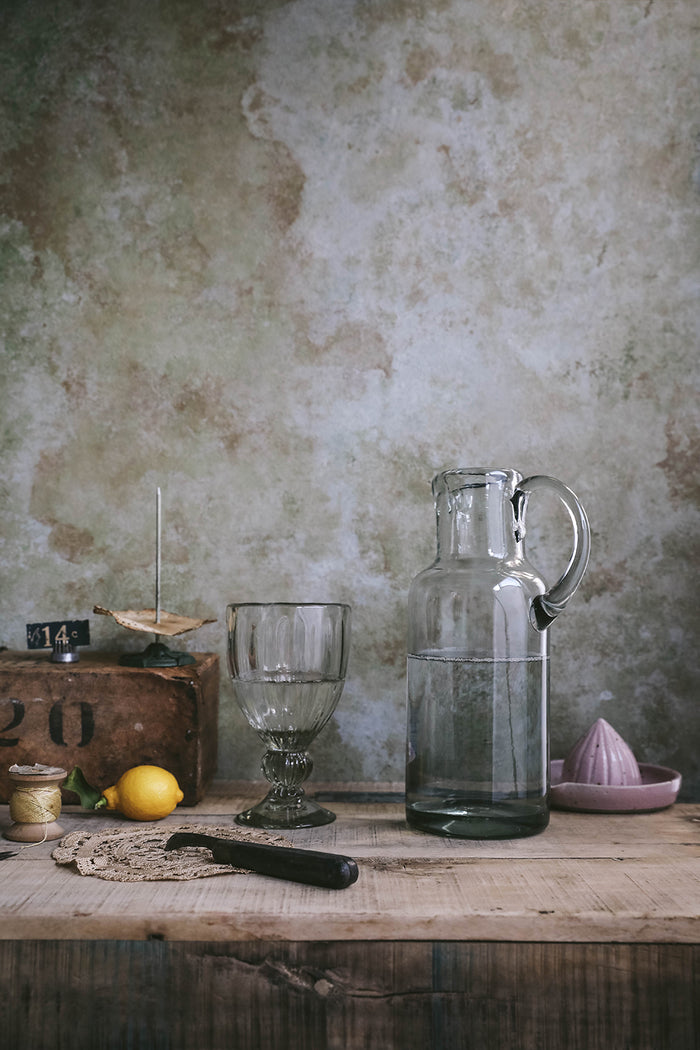Handblown Tall Pitcher