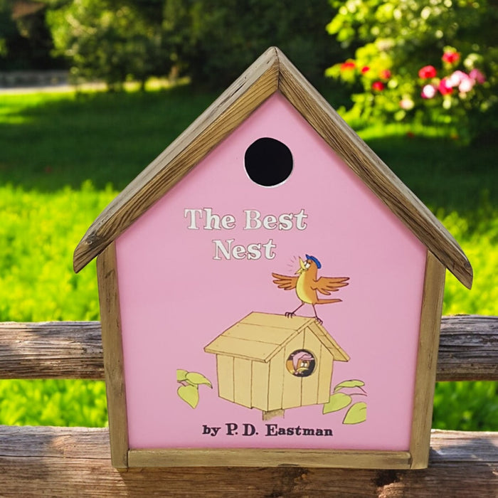 rustic hand made bird house