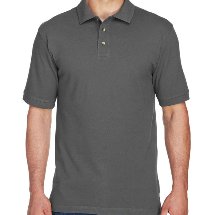 Harriton Ringspun Cotton Pique Polo