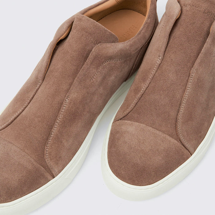 Harrys London - Aaron Suede Trainers in Brown - Nigel Clare