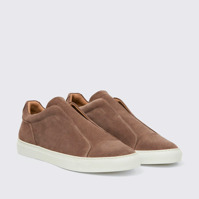 Harrys London - Aaron Suede Trainers in Brown - Nigel Clare