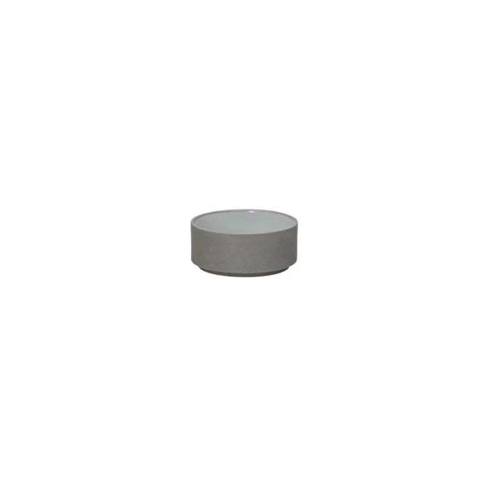 Hasami Porcelain Grey Collection petite bowl in ash white, ideal for serving olives, nuts, or storing salt and spices.