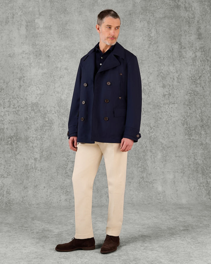 Hawkes Lazer Cut Peacoat Navy