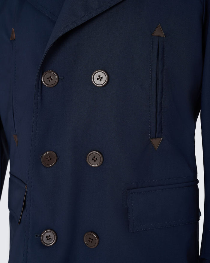 Hawkes Lazer Cut Peacoat Navy